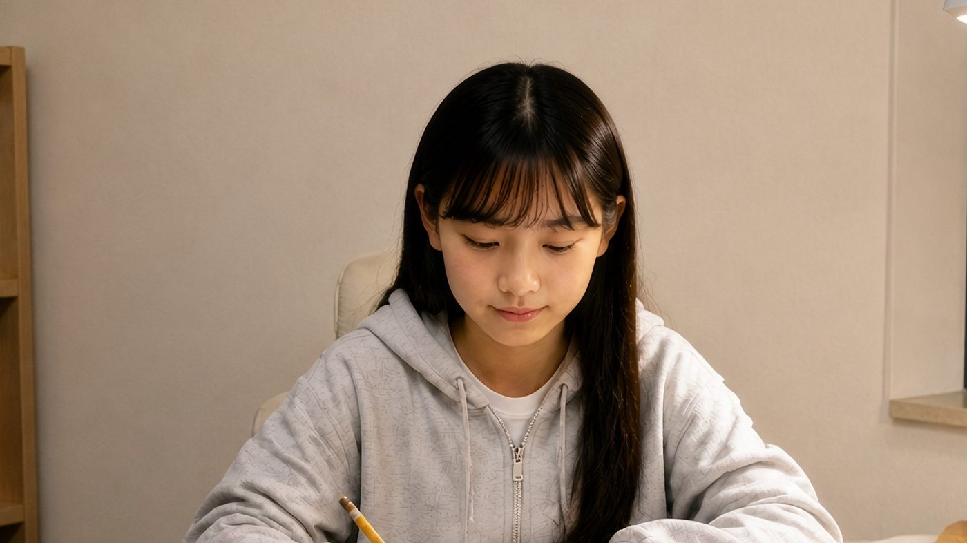 공부하는 학생